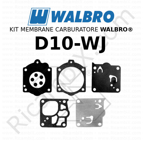 kit membrane walbro D10 WJ R122170