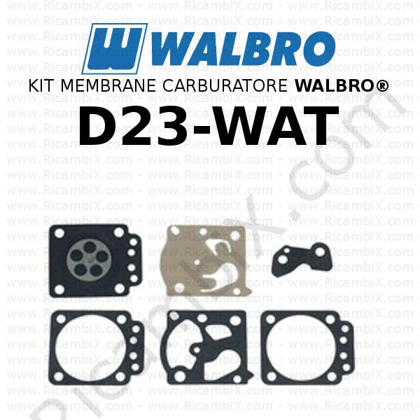 kit membrane walbro D23 WAT R123173