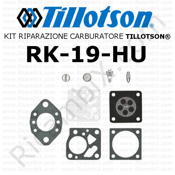 Kit Carburatore adattabile sostituisce Tillotson rk-1he e rk-19he