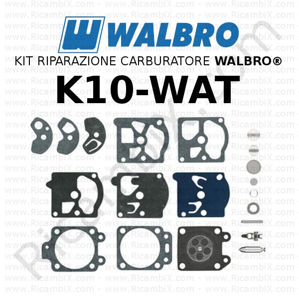kit riparazione walbro K10 WAT R122310