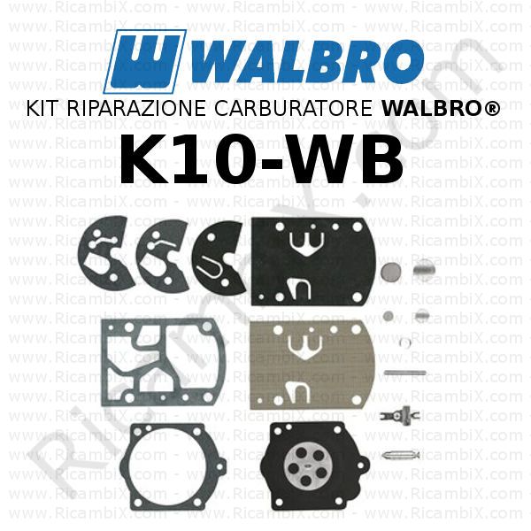kit riparazione walbro K10 WB R122355