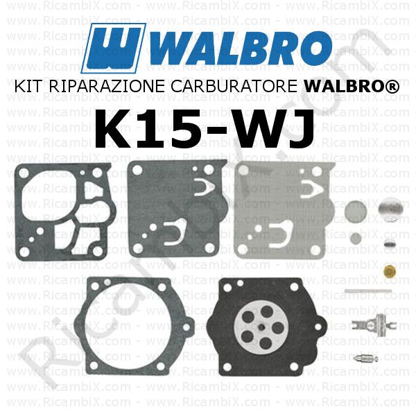 kit riparazione walbro K15 WJ R122367