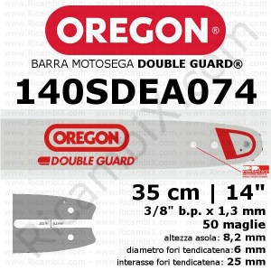 Oregon Double Guard 140SDEA074 motorsavstang - 35 cm - 14 tommer