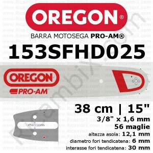 Oregon Pro Am 153SFHD025 motorsavstang - 38 cm - 15 tommer