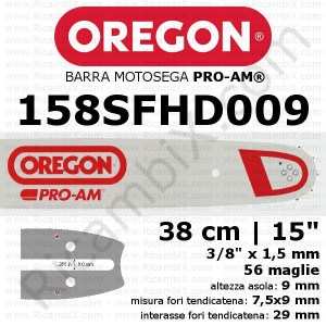 Oregon Pro Am 158SFHD009 motorsavstang - 38 cm - 15 tommer