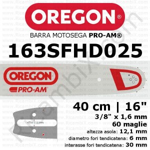 Oregon Pro Am 163SFHD025 motorsavstang - 40 cm - 16 tommer