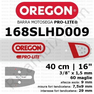Oregon Pro -Lite 168SLHD009 motorsavstang - 40 cm - 16 tommer