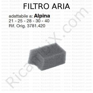 ALPINA® oro filtras | originali nuoroda 3781420