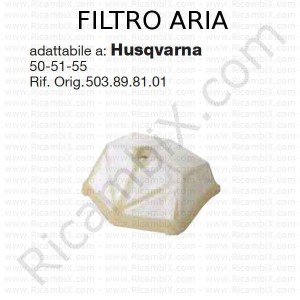 Filtro aria HUSQVARNA® | riferimento originale 503898101