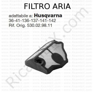 Filtro aria HUSQVARNA® | riferimento originale 530029811