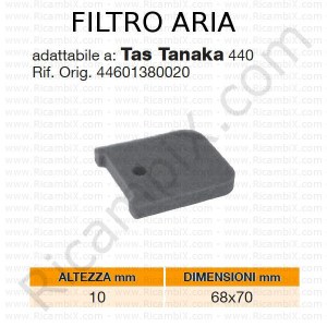 TAS TANAKA® Filtro de aire | referencia original 44601380020