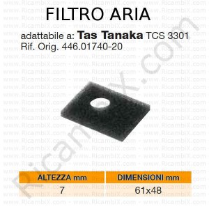 TAS TANAKA® Filtro de aire | referencia original 4460174020