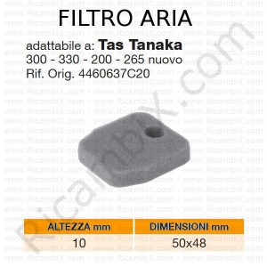 TAS TANAKA® Filtro de aire | referencia original 4460637C20
