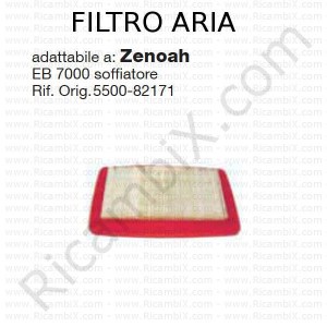 ZENOAH® Zračni filter | prvotna referenca 550082171
