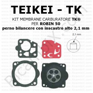 Kit membrane carburatore TEIKEI TK® | per ROBIN 50