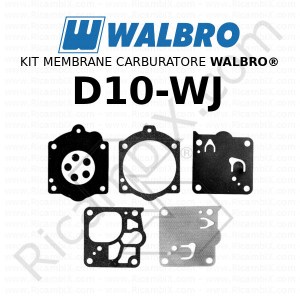 Kit membrane carburatore WALBRO® D10-WJ