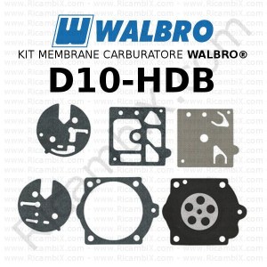 Kit membrane carburatore WALBRO® D10-HDB