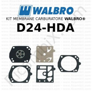 Kit membrane carburatore WALBRO® D24-HDA