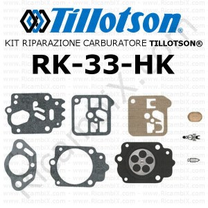 Kit riparazione carburatore TILLOTSON® RK-33-HK