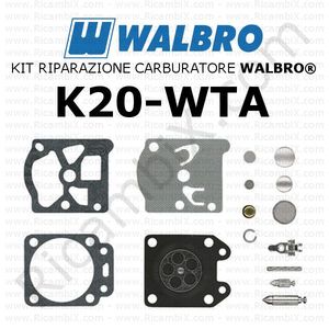 Kit riparazione carburatore WALBRO® K20-WTA