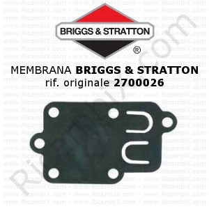Kalvo BRIGGS & STRATTON -kaasuttimelle, sopii malleille 60000 - 82000 - 100200 - 132000 - 132900 Alkuperäinen viite 2700026