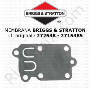 Kalvo BRIGGS & STRATTON -kaasuttimelle, sopii 3,5 hv - 5 hv -malleille, alkuperäinen viite 272538 - 2715385