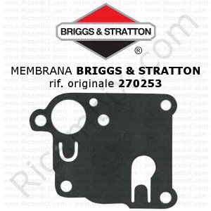 Kalvo BRIGGS & STRATTON -kaasuttimelle, sopii malleille 82000 - 92000, alkuperäinen viite 270253