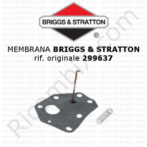 Kalvo BRIGGS & STRATTON -kaasuttimelle, sopii malleille 82500 - 96500 - Vacu -jet 3 hp pystysuora - sarjan 6808011 alkuperäisen viitteen 299637 jälkeen