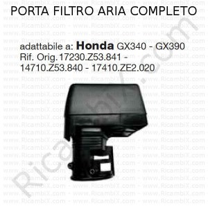Porta filtro aria completo HONDA® | riferimento originale 17230Z53841 - 14710Z53840 - 17410ZE2020